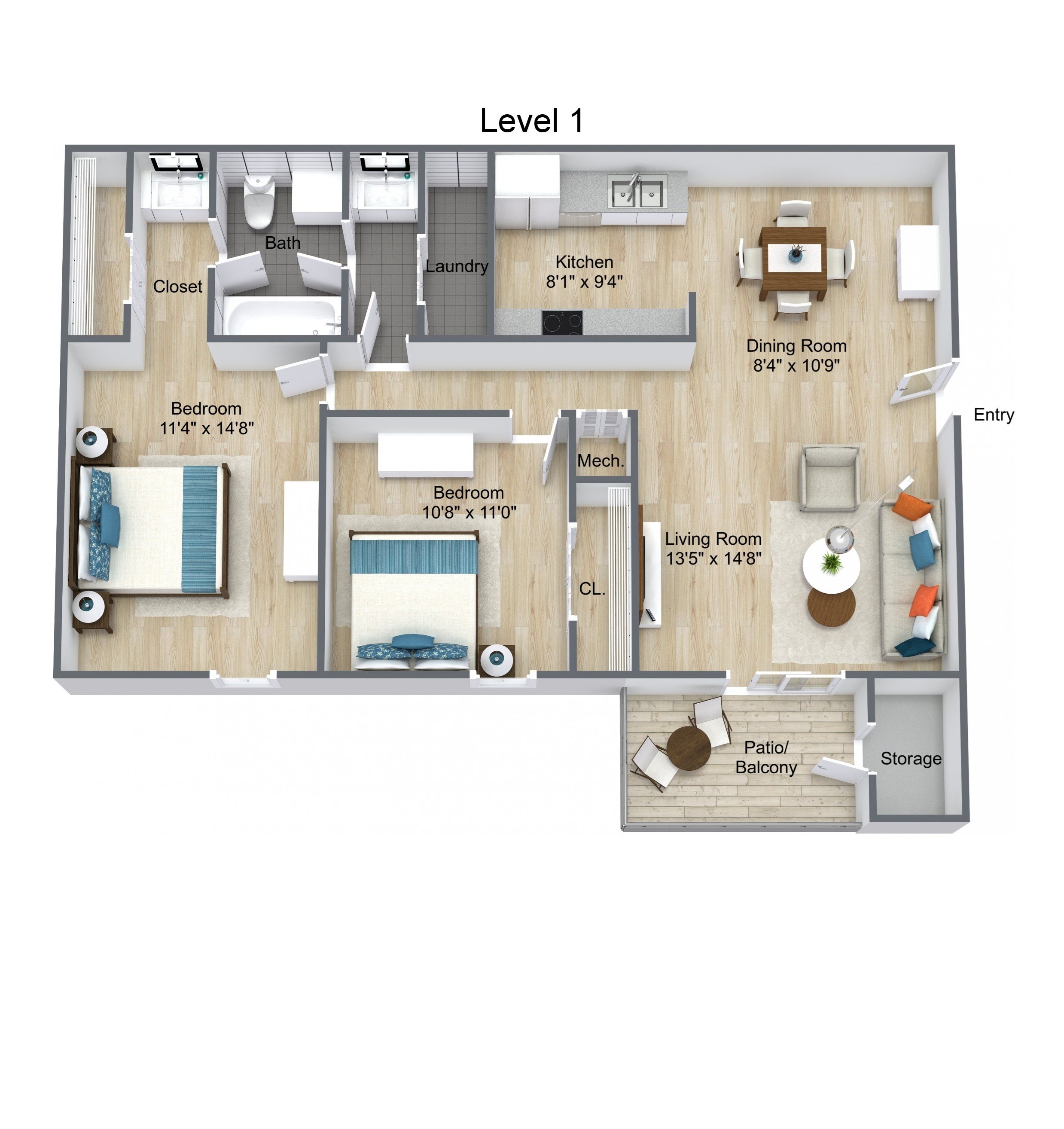 The Pine Floor Plan 2